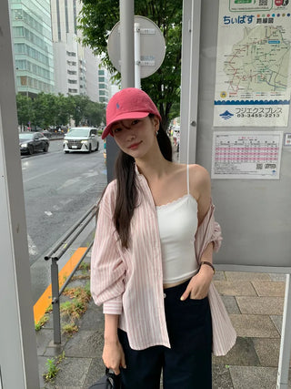 [4 colors] Square neck puff sleeve blouse