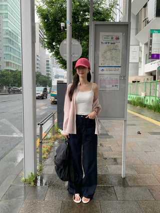 [4 colors] Square neck puff sleeve blouse