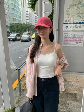 [4 colors] Square neck puff sleeve blouse