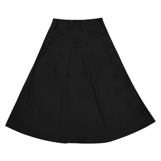 [3 colors] Pleated skirt pants
