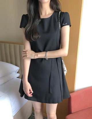 [2 colors] Belt Flexible Dress
