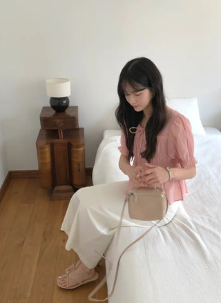 [2 colors] Malai Leather Shoulder Bag