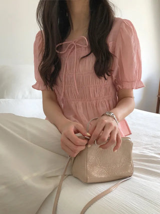 [2 colors] Malai Leather Shoulder Bag