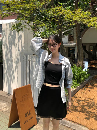 [2 colors] Slim Fit Drape Shirring Off-Shoulder Short Sleeve Cropped Tight Short Sleeve T-Shirt