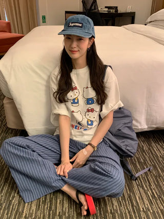 Pleated T-shirt