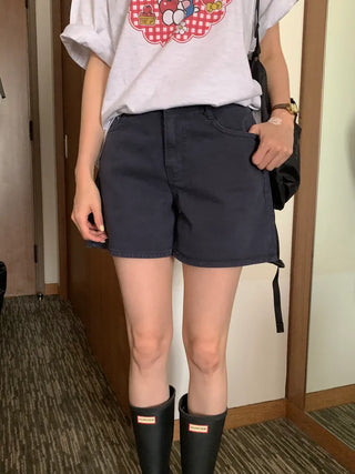 [3 colors] Striped long skirt