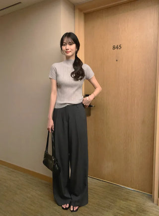 [2 colors] Wide Slacks