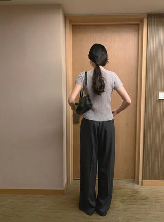 [2 colors] Wide Slacks