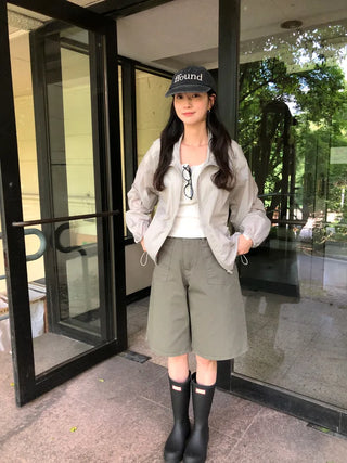 [2 colors] Bermuda Cotton Pants