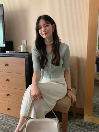 [3 colors] Summer Long Skirt