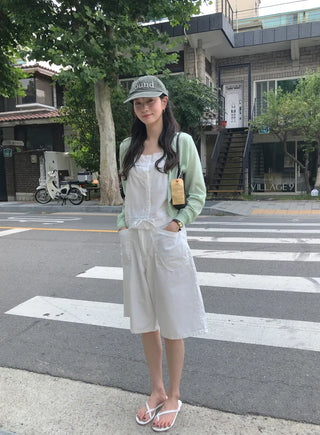 [2 colors] Bermuda Cotton Pants