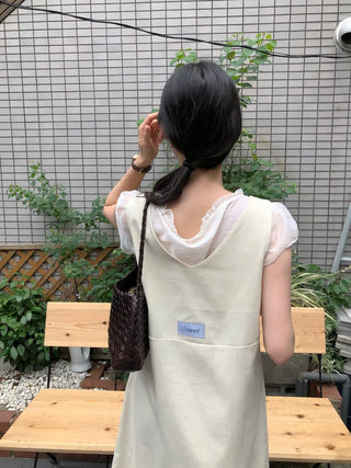 [5 colors] Halter neck sleeveless top