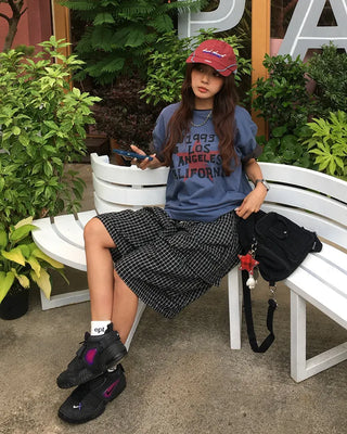 (Unisex) Star Vintage Lettering Half T-Shirt