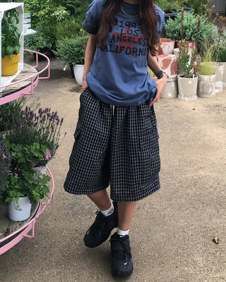 (Unisex) Star Vintage Lettering Half T-Shirt