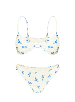 Paradisco Bikini Top Yellow  Blue