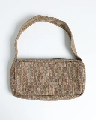 Fishbone Square One-Shoulder Bag