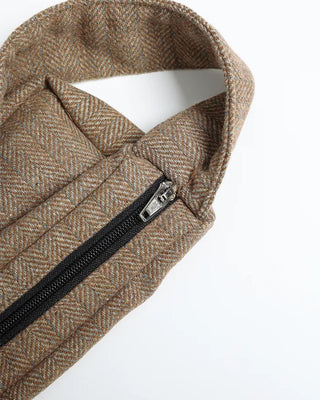 Fishbone Square One-Shoulder Bag