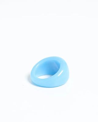 Matte Color Bold Arch Ring