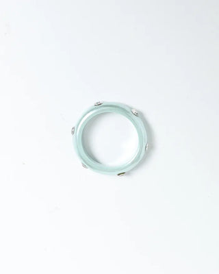 Cubic Point Gloss Ring