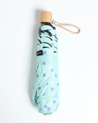 Dot Scallop Hem All-Weather Umbrella
