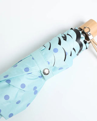 Dot Scallop Hem All-Weather Umbrella