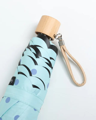 Dot Scallop Hem All-Weather Umbrella