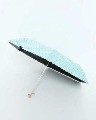 Dot Scallop Hem All-Weather Umbrella
