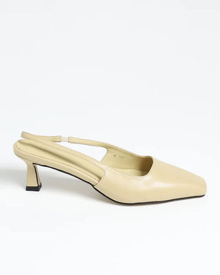 Square-cut sling bag mules