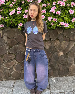 (ORIGINAL) Double Ladybird Half-Sleeve T-Shirt