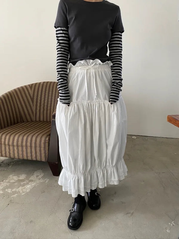 maroni shirring skirt