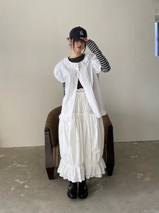 maroni shirring skirt