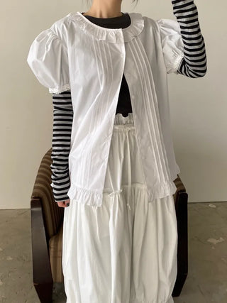 maroni shirring skirt