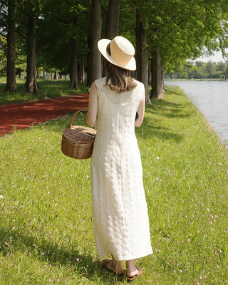 [1st Re-release] (ORIGINAL) Lace Heart Neck A-Line Long Dress