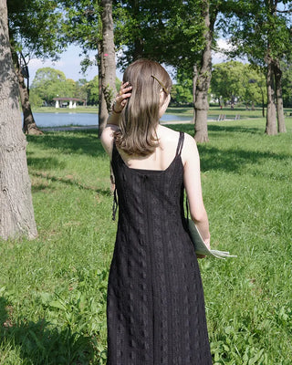 [1st Re-release] (ORIGINAL) Lace Heart Neck A-Line Long Dress
