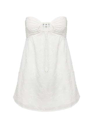 Rosenberg Strapless Mini Dress White