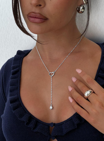 Reach Me Necklace Silver