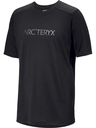 [arcteryx] Ionia Merino Wool Arcward Logo Short Sleeve Men's - Black