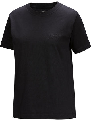 [arcteryx] Crag Cotton Little Bird Crew Short Sleeve Women's - Black / Black