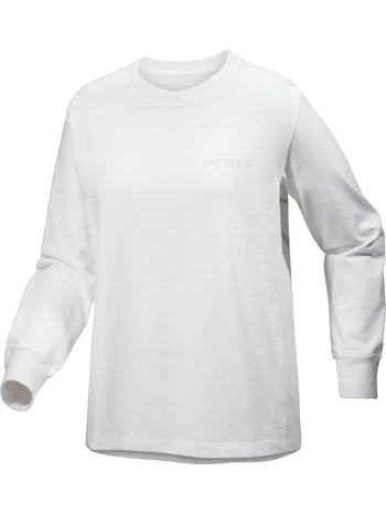 [arcteryx] Crag Cotton Bird Crew Long Sleeve Women's - White Light / White