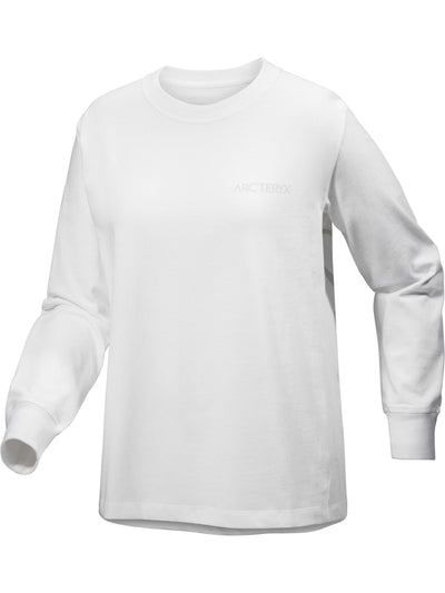[arcteryx] Crag Cotton Bird Crew Long Sleeve Women's - White Light / White