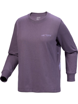 [arcteryx] Crag Cotton Bird Crew Long Sleeve Women's - Lt Moondrop