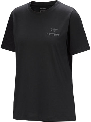 [arcteryx] Crag SL Cotton Emblem Crew Short Sleeve Women's - Black