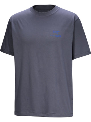 [arcteryx] Crag SL Cotton Bird Ward Short Sleeve Men's - Dk Stratus / Fluidity