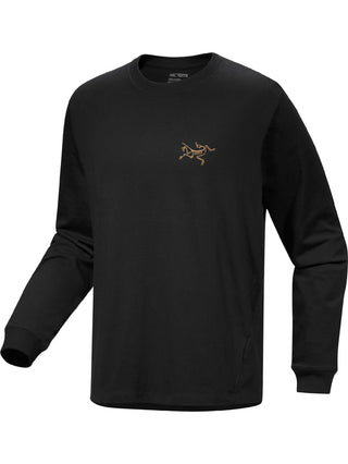 [arcteryx] Crag Cotton Long Sleeve Men's - 24K Black