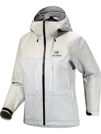 [arcteryx] Alpha Jacket Women's - Sea Salt / Arctic Silk