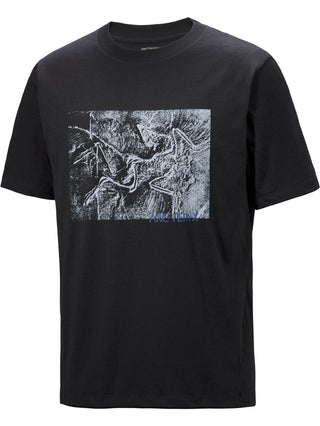 [arcteryx] Crag Cotton Lithographica Short Sleeve Men's - Black