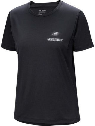 [arcteryx] Sanna Speed Bird Crew Short Sleeve Women's - Black