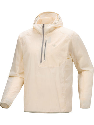 [arcteryx] Ossa Half-Zip Hoodie for Men - Sea Salt