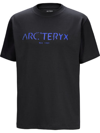 [arcteryx] Crag SL Cotton Sky Pilot SS1 Short Sleeve Men's - Black / Fluidity