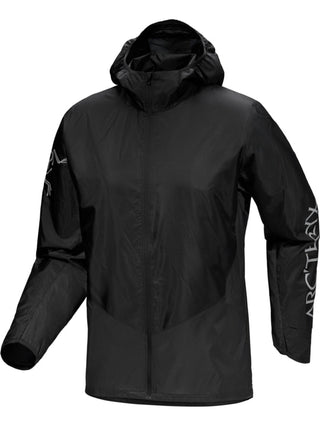 [arcteryx] Norvan Windshell Hoodie for Men - Black / Graphite